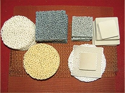 大鉄 鋳物 耐久性 炭素 シリコンとハニーキャムのためのセラミック 泡フィルター