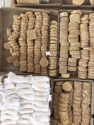 高熱伝導性セラミック泡フィルター 金属鋳造のためのセラミックフィルター製造ライン