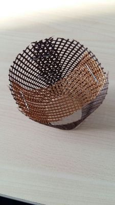 繊維ガラスフィルターメッシュディスク 幅とダイヤの穴の形をカスタマイズして織り