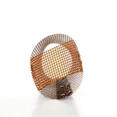 カスタム 0.35-0.5mm 厚さ 防火フィルター ガラス ファイバーグラス メッシュ フィルター 鋳造
