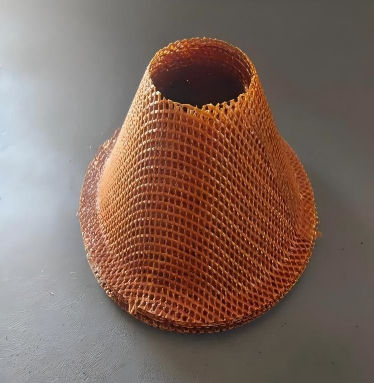 0.2KG 1-1.5mmフィルターディスク 耐火繊維フィルターメッシュ スチールメッシュキャップ